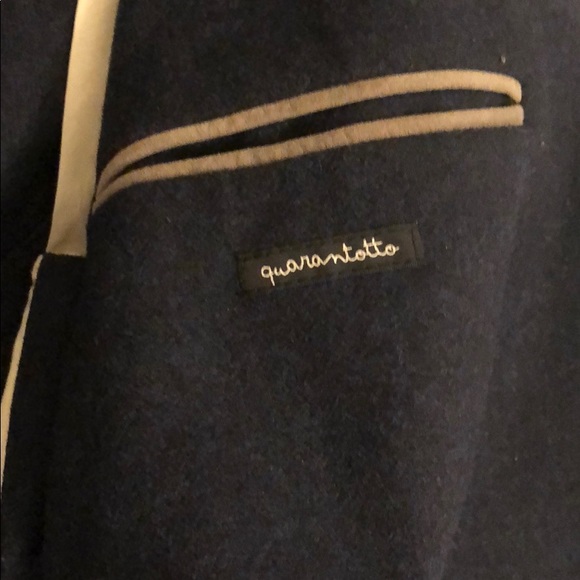 Navy Italian wool Paoloni blazer 38R - Picture 4 of 4